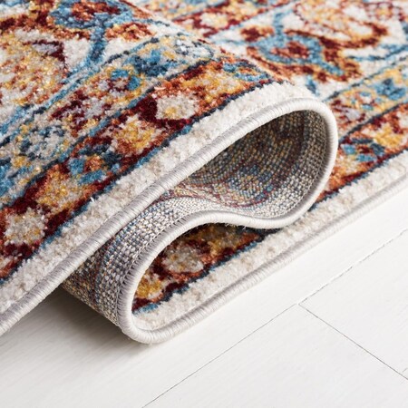 Safavieh 6 ft. 7 in. x 6 ft. 7 in. Bayside Flat Weave Round Area Rug; Beige & Blue BAY112B-7R